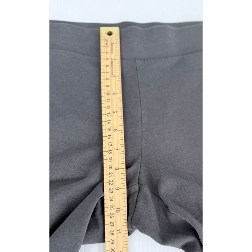 Pure Jill Affinity French Terry Slim Crop Pants Sz SP (32x22) Gray Pima Modal - Picture 5 of 9